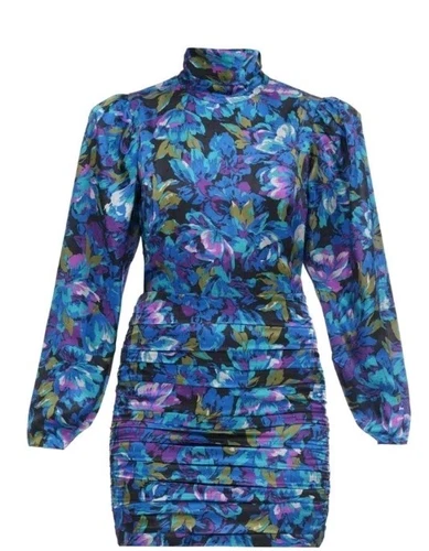 NWT RONNY  KOBO  Annika Dress Deep Indigo Multicolor SZ XL