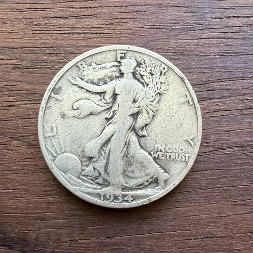 Photo of a 1934-S Walking Liberty Half Dollar from an eBay listing that sold on Jul 23, 2026