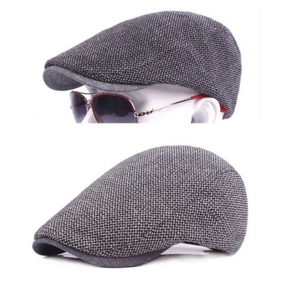 Herren Schiebermütze Barett Hut Golfmütze Gatsby Flatcap Cabbie Kappe Golf Hüte
