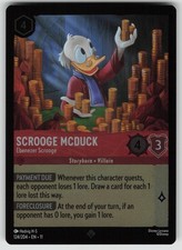 Scrooge McDuck - Ebenezer Scrooge 124/204 Winterspell Super Rare NM Foil