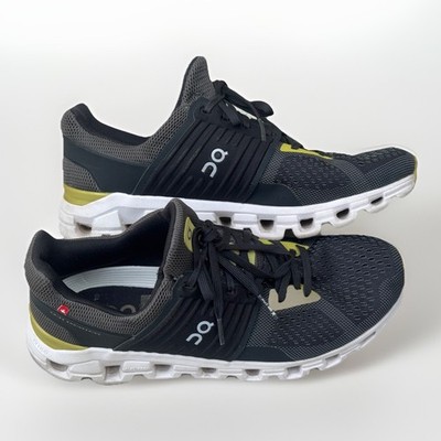 On Cloudswift Shoes Men's Size 7.5  41.99227 Running Black Citron Yellow