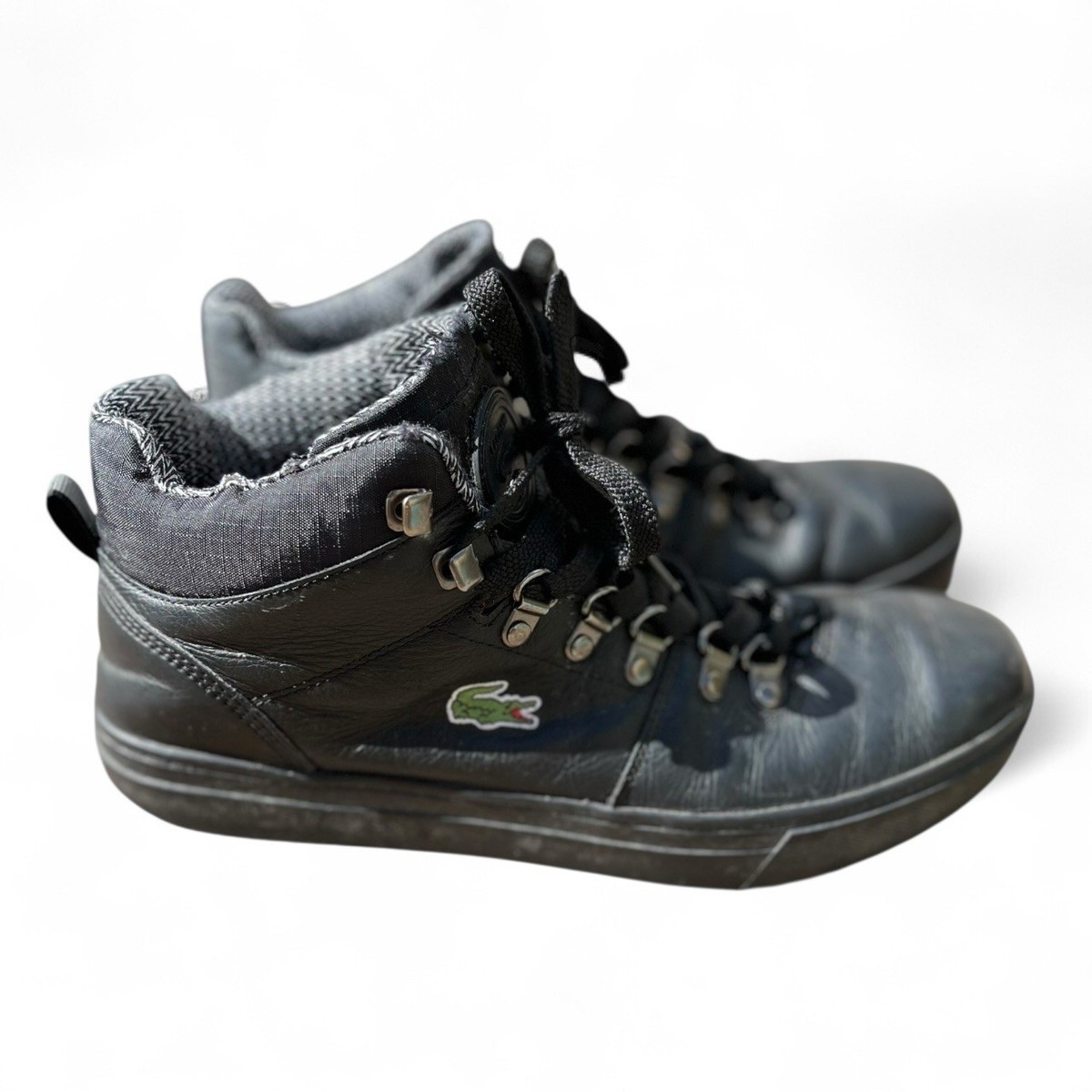 Lacoste Leather Boots Lacoste Shoes Sherbrook Hi Leather Boots