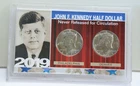 2019 P,D Uncirculated Kennedy 50c in Display Case