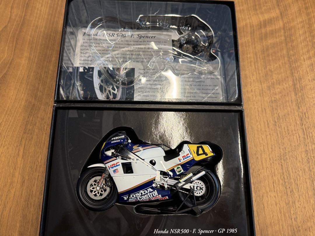 ミニチャンプス1/12 HONDA NSR500・F.スペンサー・GP1985 Minichamps 1/12 Honda Nsr500 F. Spencer Gp 1985 Diecast