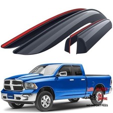 Dodge Ram 1500 Window Deflectors - Shatterproof - 09-18