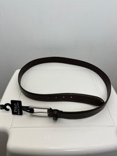 NEW Polo Ralph Lauren Mens Genuine Leather Belt Size 40 Dark Brown NWT