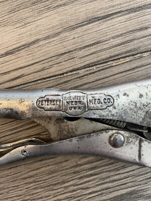 【新品未使用】USA PETERSEN社製 VISE GRIP 7WR Vintage Petersen 7WR Vise-Grip Locking Pliers Made in Dewitt