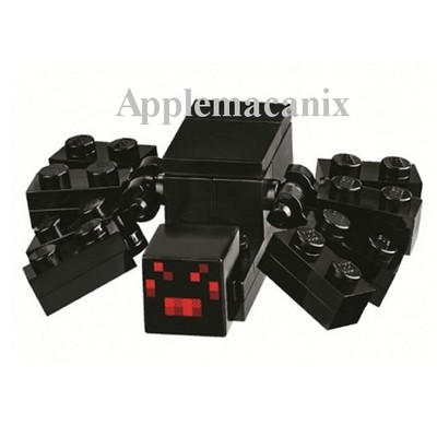 NEW LEGO 21118 The Mine Minecraft BLACK SPIDER Minifigure Figure Animal Villain