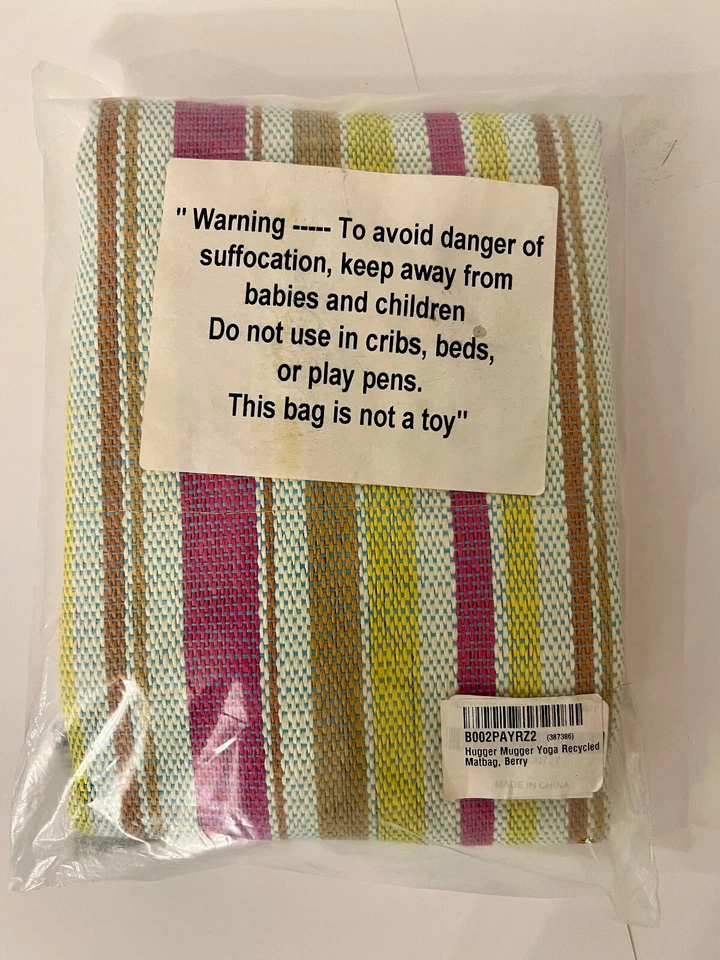 Saco de tapete de ioga Hugger Mugger cor baga papel reciclado ECO B002PAYRZ2 NOVO - Imagem 2 de 4