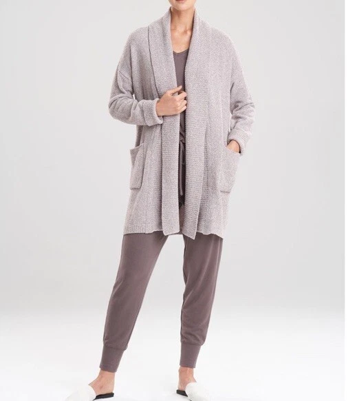 Cárdigan para mujer N Natori Aura talla M brezo trufa silencioso lujo acogedor Foto 3 de 4