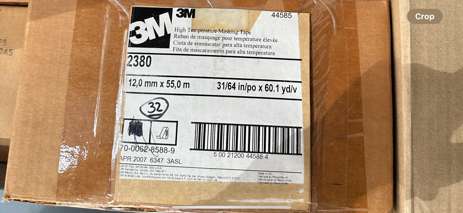 new-3m-high-performance-masking-tape-12mm-x-55mm-qty-16-rolls-ebay