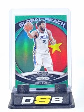 2023-24 Prizm Joel Embiid Global Reach Green #5 76ers