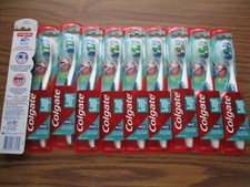 lot of 10 Colgate 360 Toothbrushes Whole Mouth Clean Soft Bristles