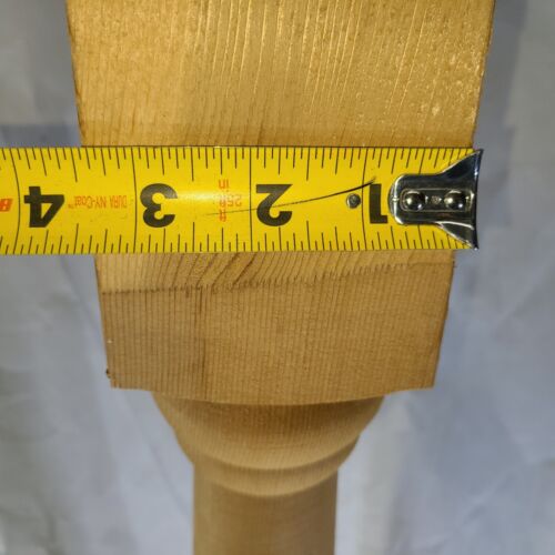 ¿Cedro vintage? Balaustres de husillo de madera torneada 30 x 3 1/2 pulgadas cantidad 1 - Imagen 7 de 7