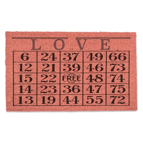 Creative Products Valentine Bingo 30 x 20 Door Mat - 第 1/1 張圖片