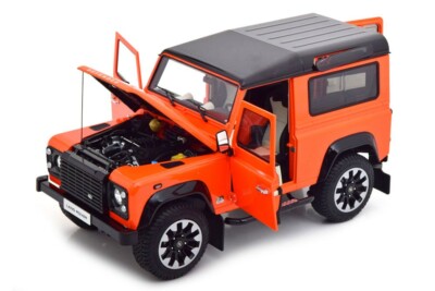 【新品１点のみ】LAND ROVER キャンプグッズ➕ミニチュアセット LCD MODELS LCD18007OR 1:18 2018 LAND ROVER DEFENDER 90 WORKS V8