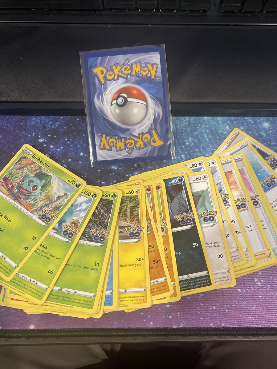 Pokemon GO Complete Common Uncommon - 42 Card Set + Bonus V Card | eBay