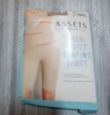 Assets Spanx High Waist Shaping Short Size 3 Nude