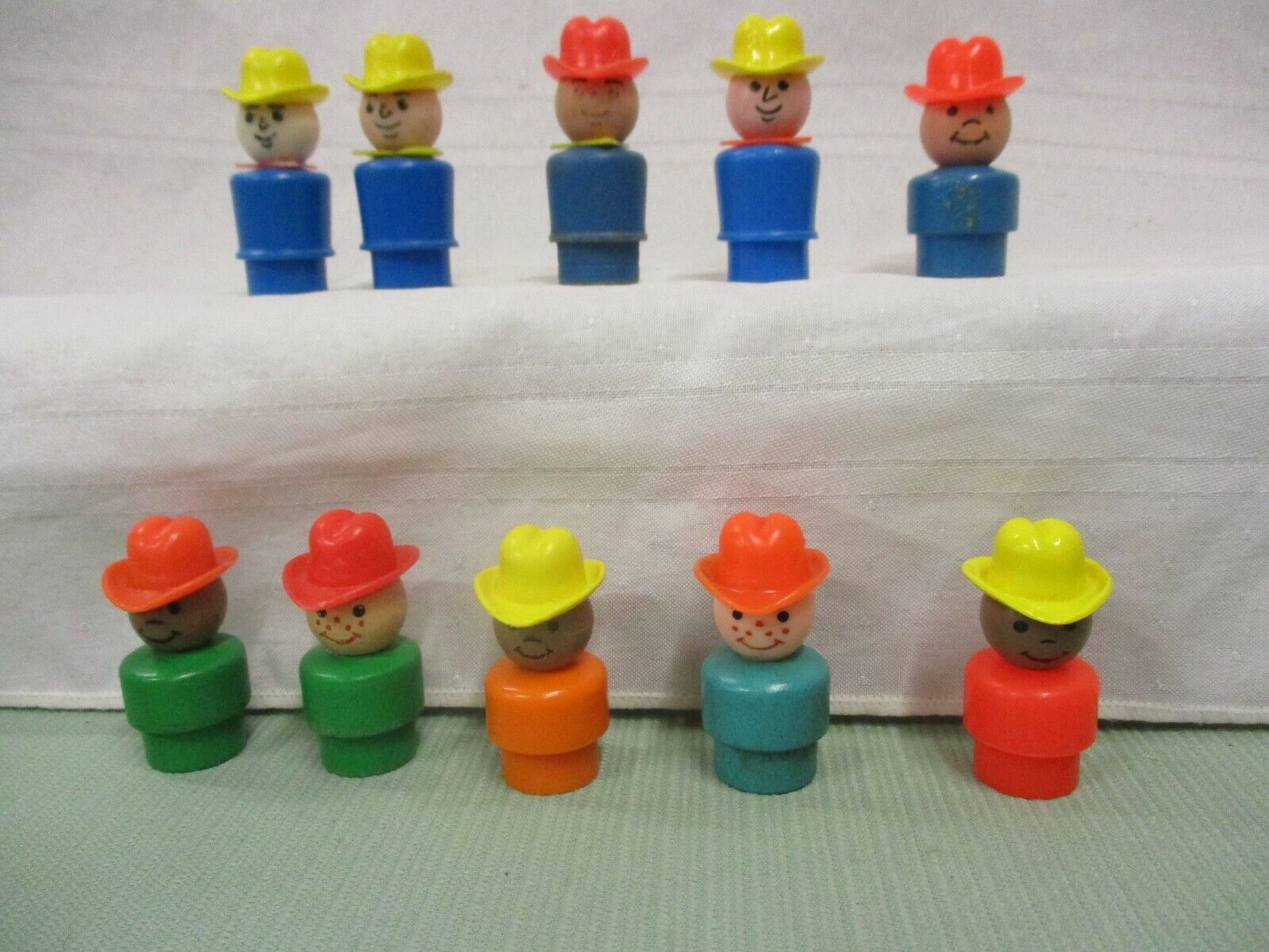 Ranking TOP12 sold out Fisher Price Vintage Little People Play Toy Pick Farmer Family 1