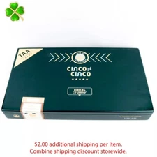 Cinco De Cinco Gordo Empty Wood Cigar Box 12" x 7" x 1.5"