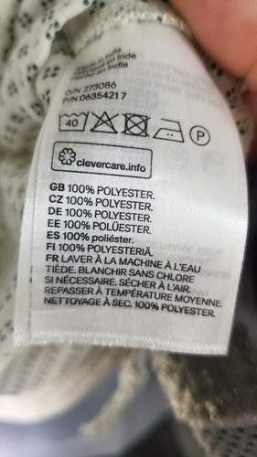 H&M Damen Blusen Größe 4 beige mit Muster - Bild 3 von 10