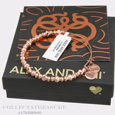 Authentic Alex and Ani Canyon Shiny Rose Expandable Bangle 
