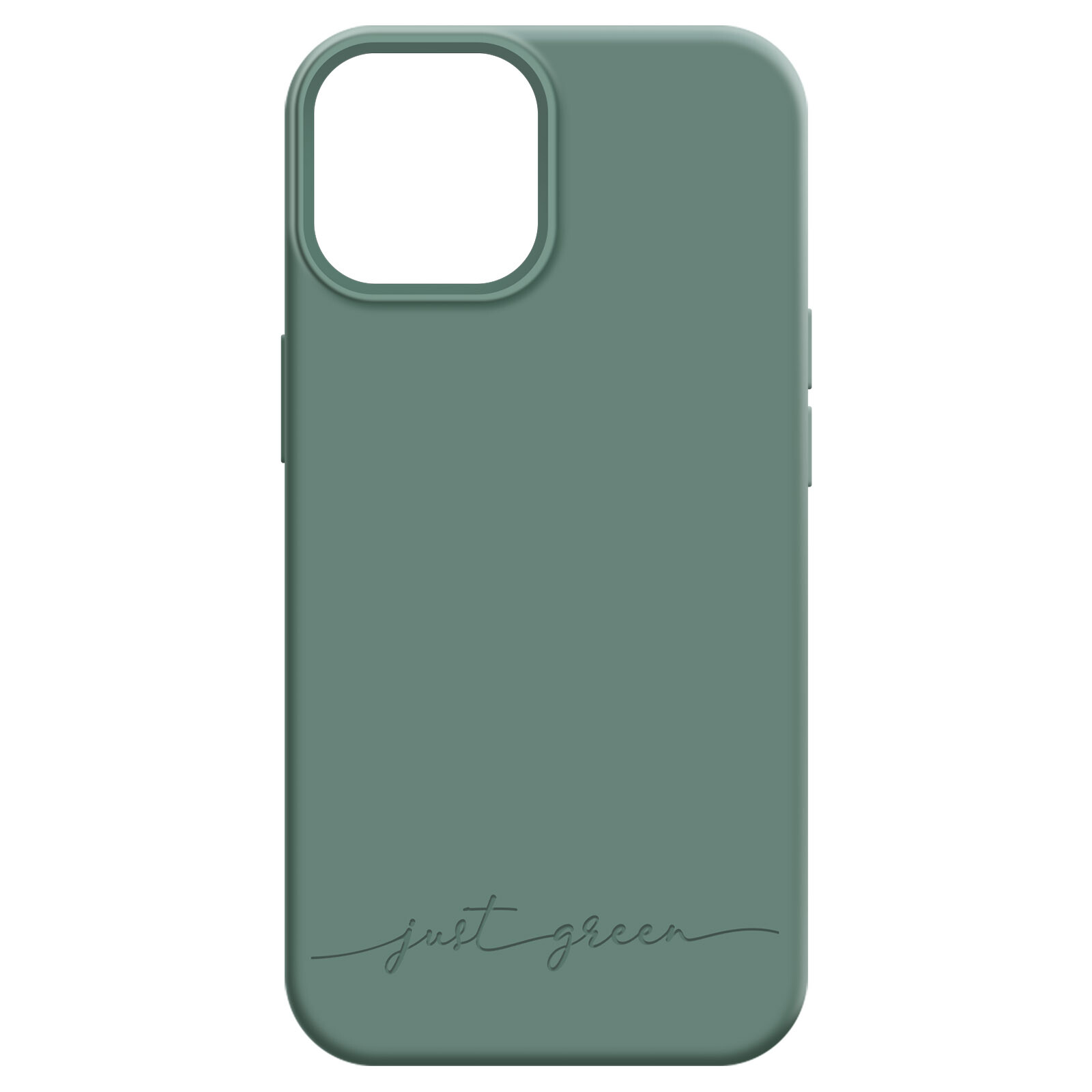 Cover Biodegradabile per iPhone 13 Mini Just Green Verde