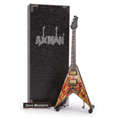 Dave Mustaine Gitarre Miniatur Nachbau | Megadeth | Handgefertigte Musik Geschenke