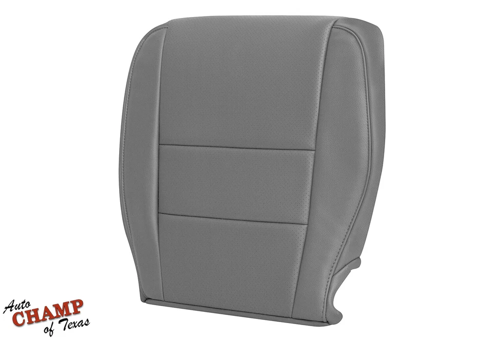 2006-2008 Honda Ridgeline 4X4 2WD AWD-Driver Side Bottom Leather Seat Cover Gray - Image 4 of 4