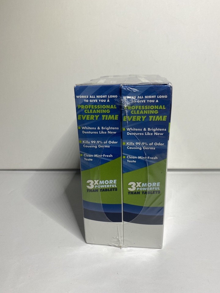 4 Stain Away Plus Antibacterial Denture Cleanser (84 Cleanings Each) eBay