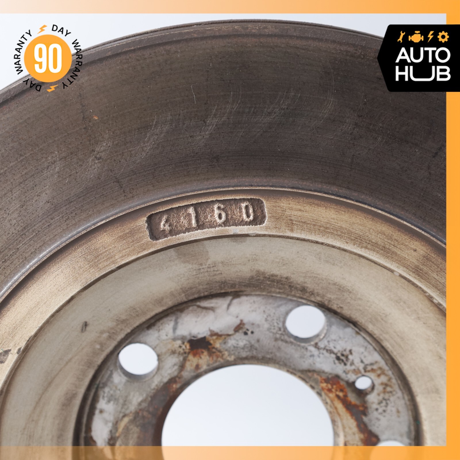 03-18 Bentley Continental Flying Spur Rear Left & Right Brake Rotors Disc OEM