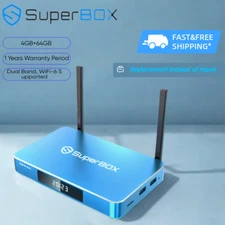 BRAND NEW 2025 SUPERBOX S6 MAX - NEVER PAY FOR TV OR SUBSCRIPTIONS AGAIN WIFI 8K