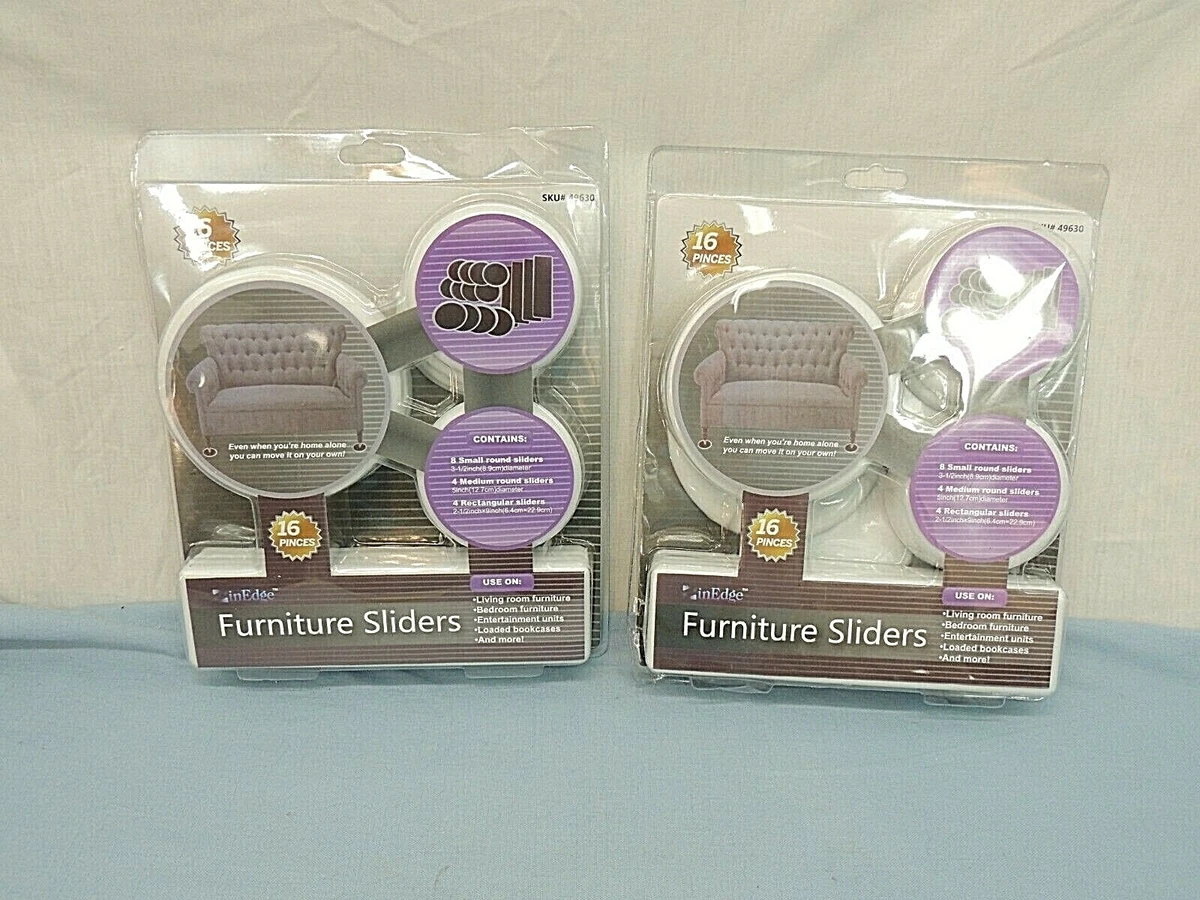INEDGE FURNITURE SLIDERS 42802 TWO PACKS OF 16 EACH