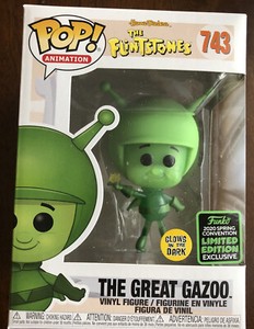 FUNKO POP THE FLINTSTONES SERIES GITD THE GREAT GAZOO 2020 ECCC SHARED EXCLUSIVE | eBay