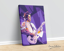 Keith Richards - Rolling Stones - Guitar Legends in PopArt by Canvas Collections