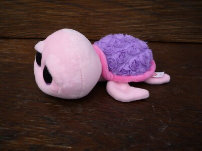 TY Beanie Boos ROSIE süße rosa & lila Schildkröte mit glitzernden Augen weiches Plüschtier