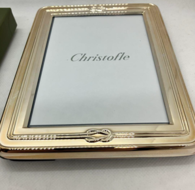 Christofle Egea Silver Coated Photo Frame 13cm x 17cm without Box