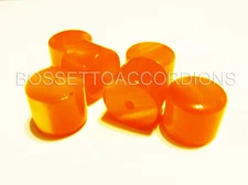Accordion Buttons Pistons Orange 13.8x11.5 (mm)