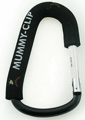 MUMMY CLIP WITH NON SLIP FOAM Buggy Pram Pushchair Shopping Bag Large Hook New