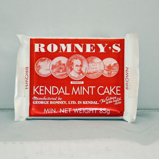 Kendal Mint Cake Romney's Brown Kendal Mintcake  Pack of  4 x 85g Bars
