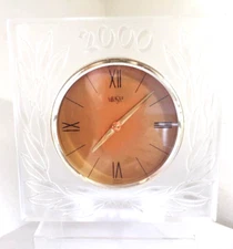 Millennial Commemorative "Celebrate 2000" Mikasa Etched Mantle Clock
