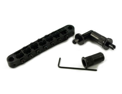 NEW - Tone Pros TP7-B 7-String Tunematic Metric Bridge, BLACK