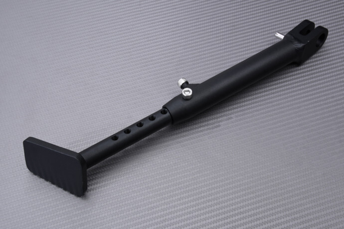 Support pied latéral réglable noir idéal pour le paddock et la piste sur ZX-10R