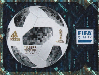 Panini Fifa World Cup 2018 Sticker Nr. 7 Official Ball Glitzer