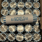 Miswraps 4 Rolls each 2025 D Denver + P Philly Jefferson Nickel 320 Unc Nickels.