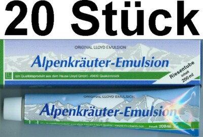 Alpenkräuter (16,40  /1L.) LLOYD Emulsion Creme Salbe,