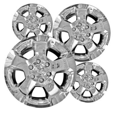 4 for Dodge Ram 1500 Truck 2019 2020 Chrome 18'' Wheel Skins Hub Caps Rim Covers