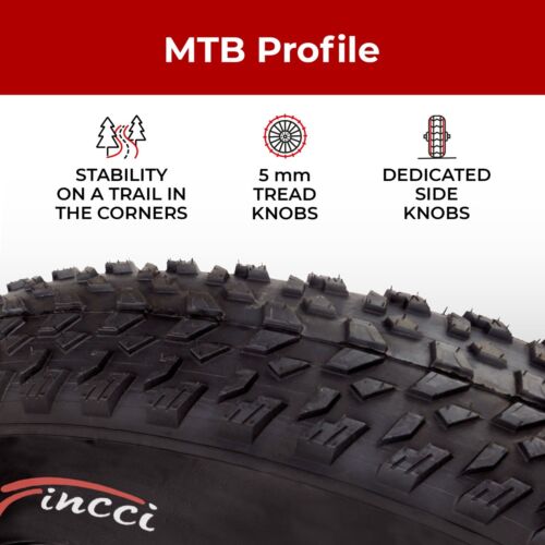 26 x 4.0 Fat Tyre 100-559 Mountain MTB Mud Dirt Bike Offroad Bicycle - Picture 3 of 5