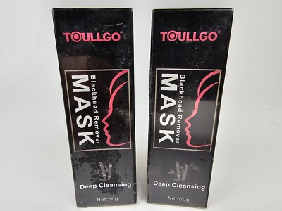 2x Toullgo Blackhead Remover Mask PeelOff Mask BulbHead Blackhead Remover 60g ea