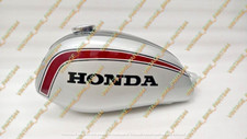 Serbatoio benzina Honda SL125 SL100 K1 modello 1973 al 1975 acciaio verniciato argento e grigio